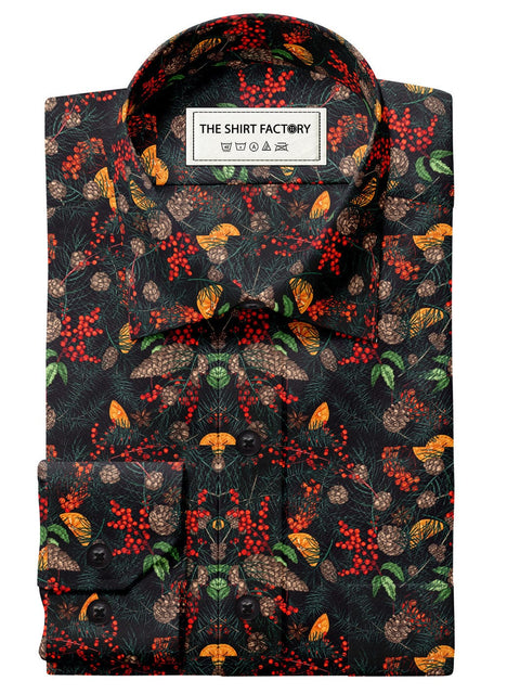 Party Wear Shirt Printed -The Shirt Factory