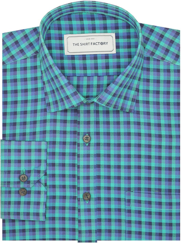 Casual Wear Shirt Check -The Shirt Factory